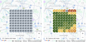 Mapa con mejora de visibilidad en Google de una productora audiovisual en Brisbane